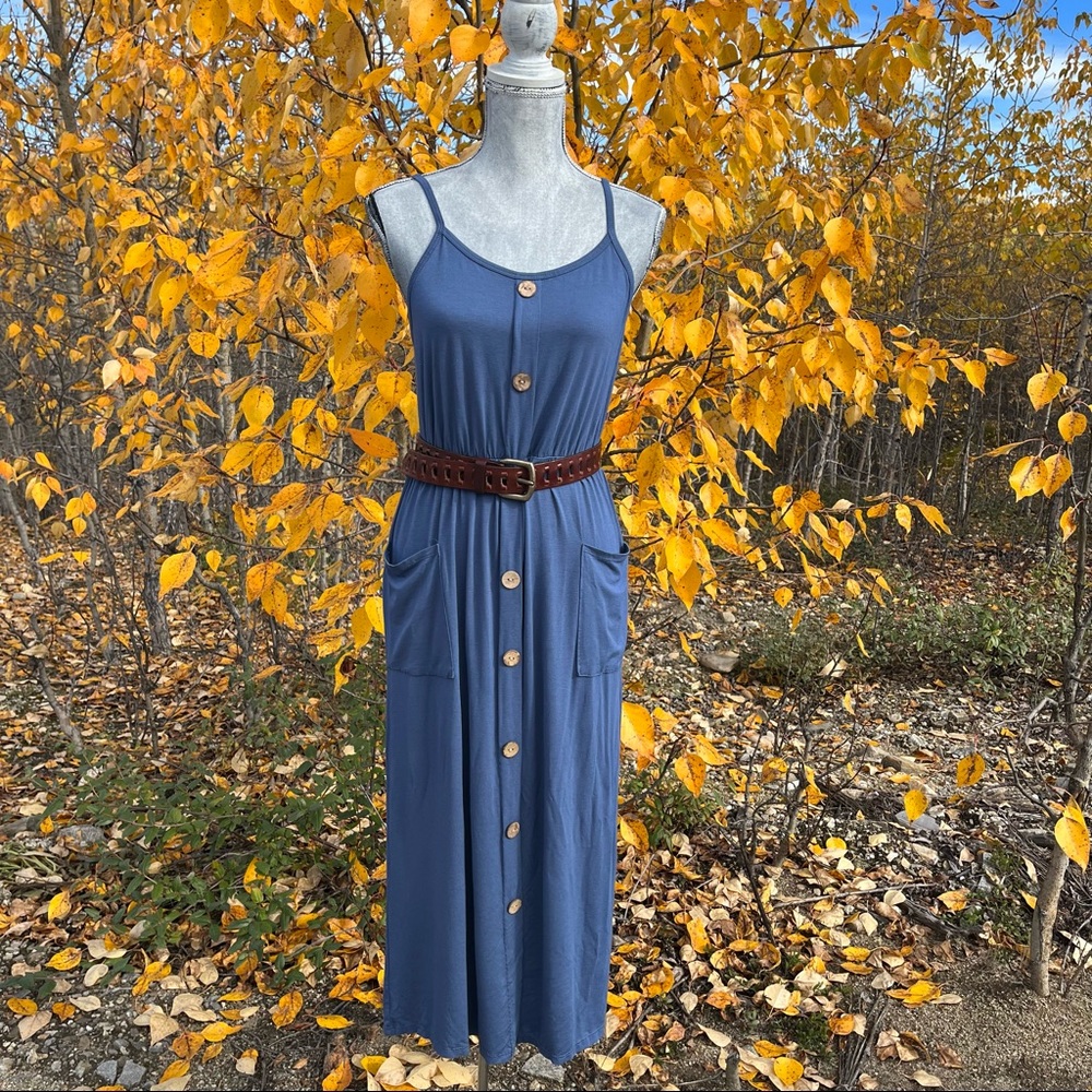 Blue Midi Dress